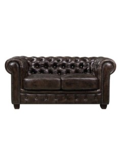 CHESTERFIELD-689 2-S Leather Brown