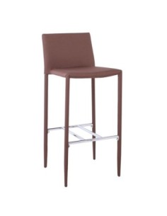 REGINA Bar Stool Waterproof Fabric Brown