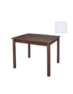 ΤΑVERNA Table 70x110 Impregnation Lacquer White K-D