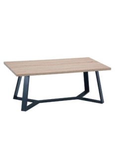 HANSON Coffee Table 110x60cm Sonoma (Black Paint)