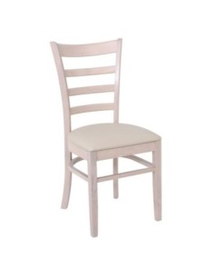 NATURALE Chair White Wash-Pu Ecru