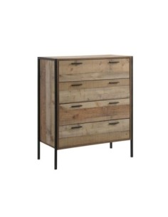 PALLET-W Dresser 4-Drawers 84x40x100 Antique Oak