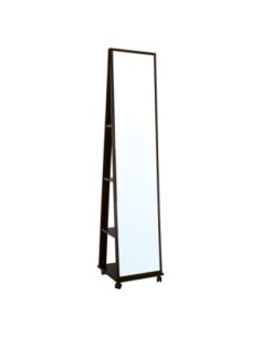 FISHER Floor Mirror 39x39x176cm Walnut