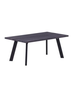 BAXTER Coffee Table 110x60cm Grey Walnut (Black Paint)