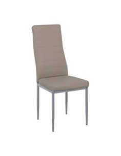 JETTA Chair Full K-D Cappuccino Pvc (Grey paint)