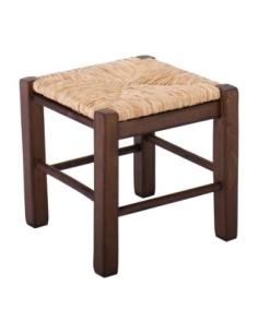 TAVERNA Low Stool H35cm Impregnation Walnut