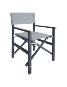 Director Armchair, Aluminium Anthracite 1.2mm, Textilene Grey