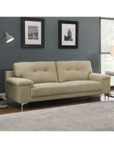 NOTE 3-Seater Sofa Cappuccino Fabric