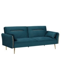 FLICK Sofa-Bed 3-Seater - Velure Petrol Fabric