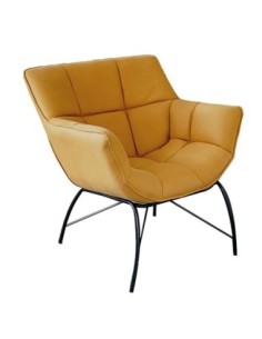 ADAMS Armchair Yellow Fabric