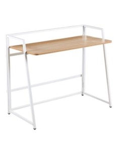 UNIT Folding PC Metal Desk 110x48cm White-Sonoma