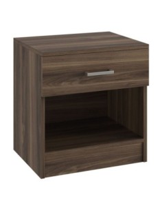 DEVON Bedside 1-Drawer 45x35x47cm Walnut