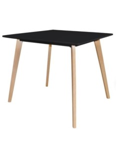 MARTIN Table 80x80cm Black