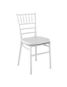 ILONA PP Chair White, Cushion Pu White