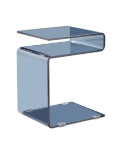 GLASSER Smoke Side Table 42x38x48cm