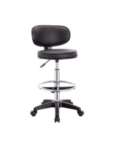 BF406 Reception-Cashier Bar Stool, Pu Black