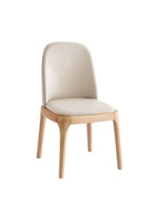 VISTA Chair Natural Oak, Pu Beige