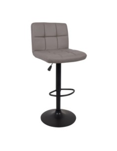 LINO Bar Stool Pu Cappuccino-Metal Black Paint