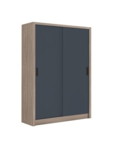 VANITY Wardrobe 120x60x200cm Sonoma Oak-Grey