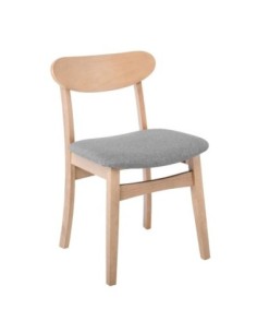 DOM Chair Oak (Fabric Grey)