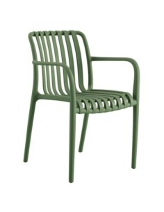 MODA-N Stackable Armchair PP Green