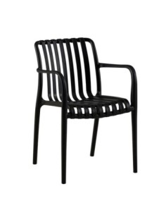 MODA-N Stackable Armchair PP Black