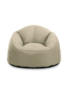 JAZZ Lounger Bean Bag Sand (Taupe) waterproof